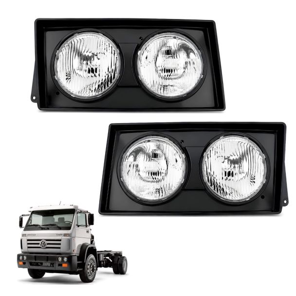 FAROL PRINCIPAL DUPLO LD LE / VW TITAN ATE 2003 - Nino Faróis 