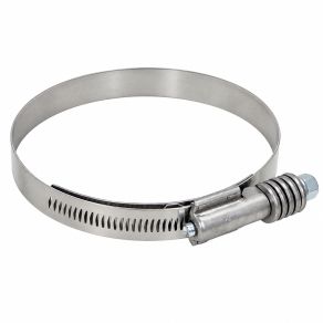 Abraçadeira Inox da Mangueira Intercooler 118x130mm - Mercedes-Benz 1935 OM366LA - LNG
