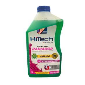Aditivo para Radiador Híbrido Verde Concentrado Long Life 1L - Hitech